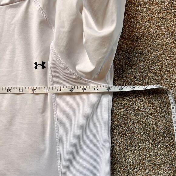Under Armour Train Cold Weather Funnel Neck.  White.  Women's Size Large - Picture 4 of 7